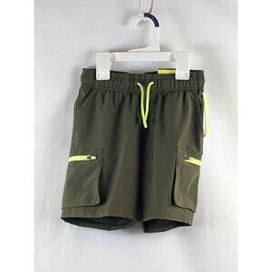 Adventure Short All in Motion Moss XS Green Zip Pockets Water Repellent Flexible